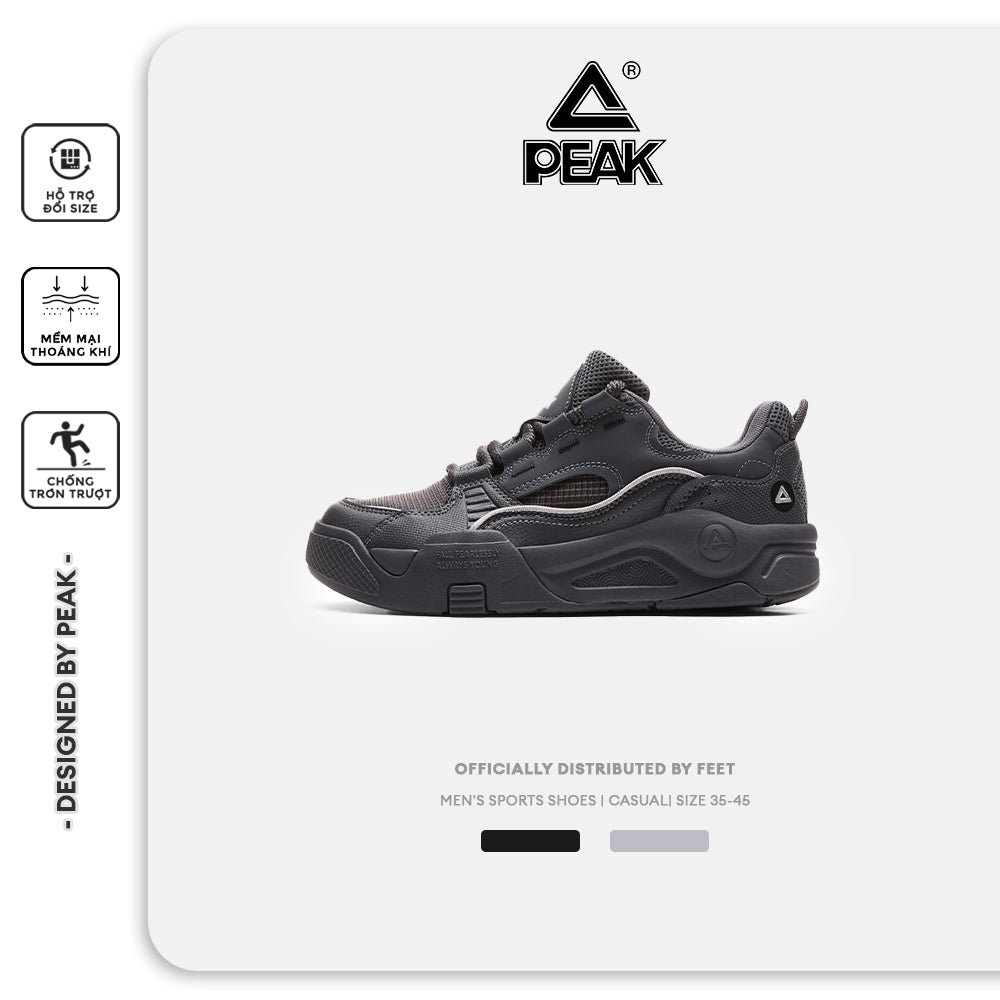 Giày Thể Thao Thời Trang Nam Nữ PEAK CASUAL LOW TOP