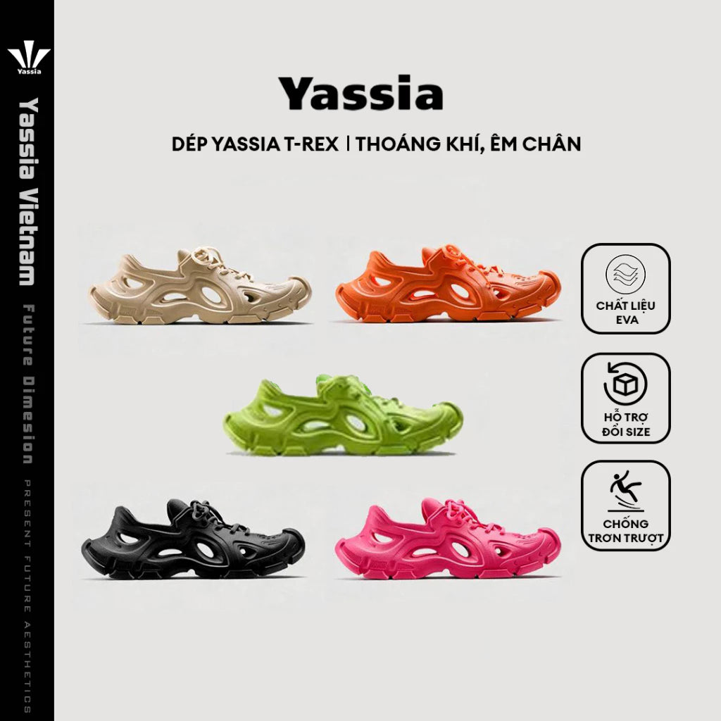 Dép Đúc YASSIA T-REX EVA Cao Cấp