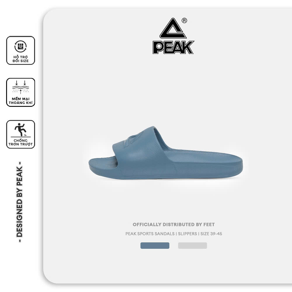 Dép quai ngang đúc nguyên khối PEAK Slippers RLW2301