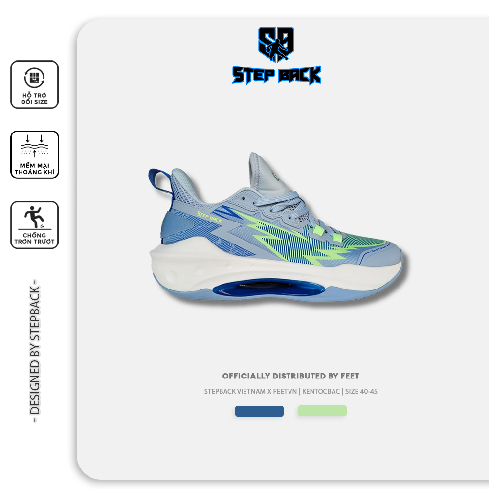 Giày Bóng Rổ Stepback Comet Star Blue x Jogarbolav - Feetvn