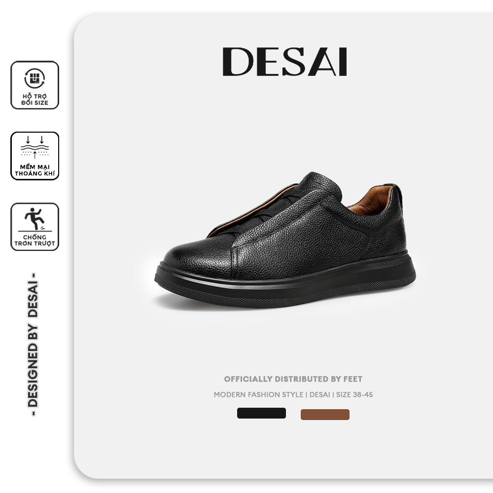 [Giày slip-on Desai] Giày nam cổ điển, giày cao cấp 2024