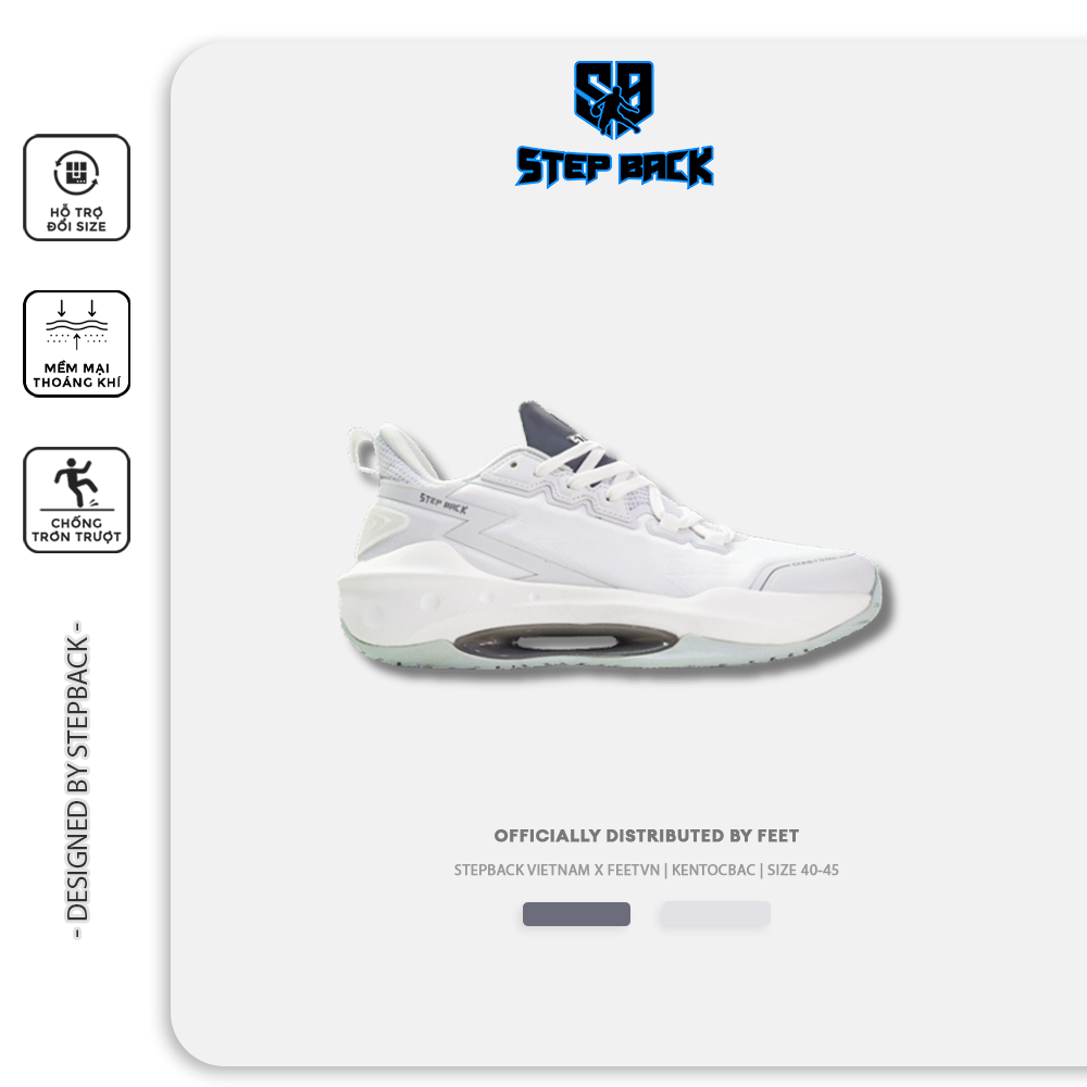 Giày Bóng Rổ Stepback Comet Star Platinum - Feetvn