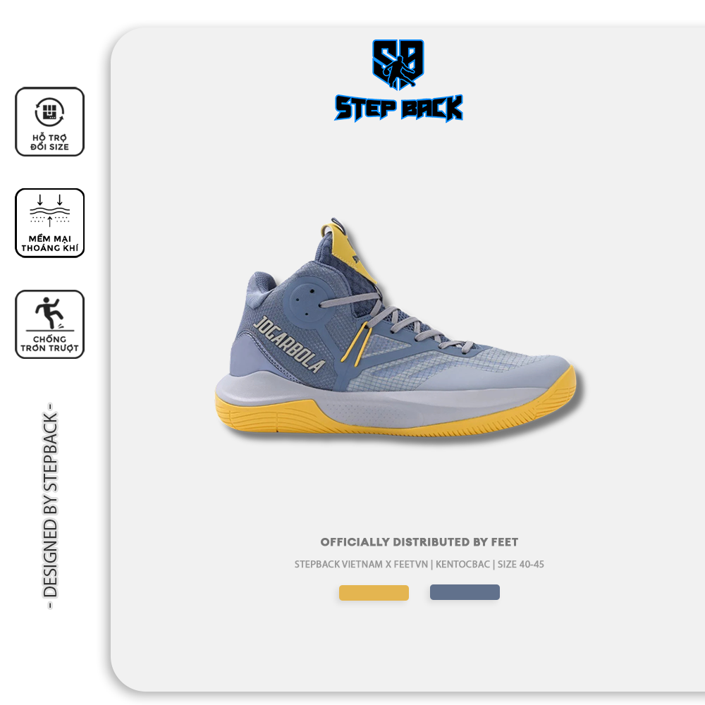 Giày bóng rổ Jumpshot Lightning Stepback x Jogarbola-FEET.VN