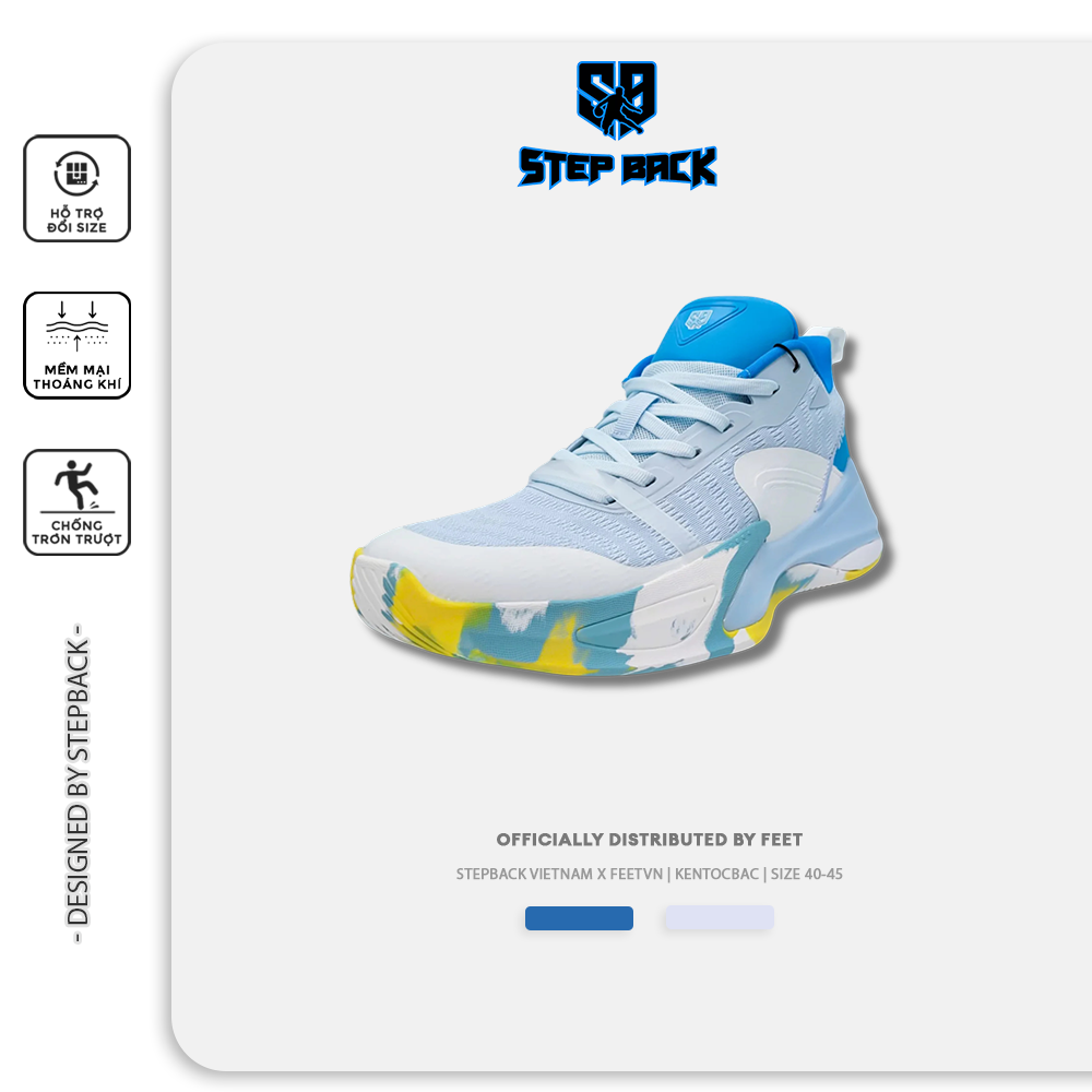 Giày bóng rổ Stepback The Shining Aurora x Jogarbola – Giày bóng rổ tiêu chuẩn thi đấu - Feetvn