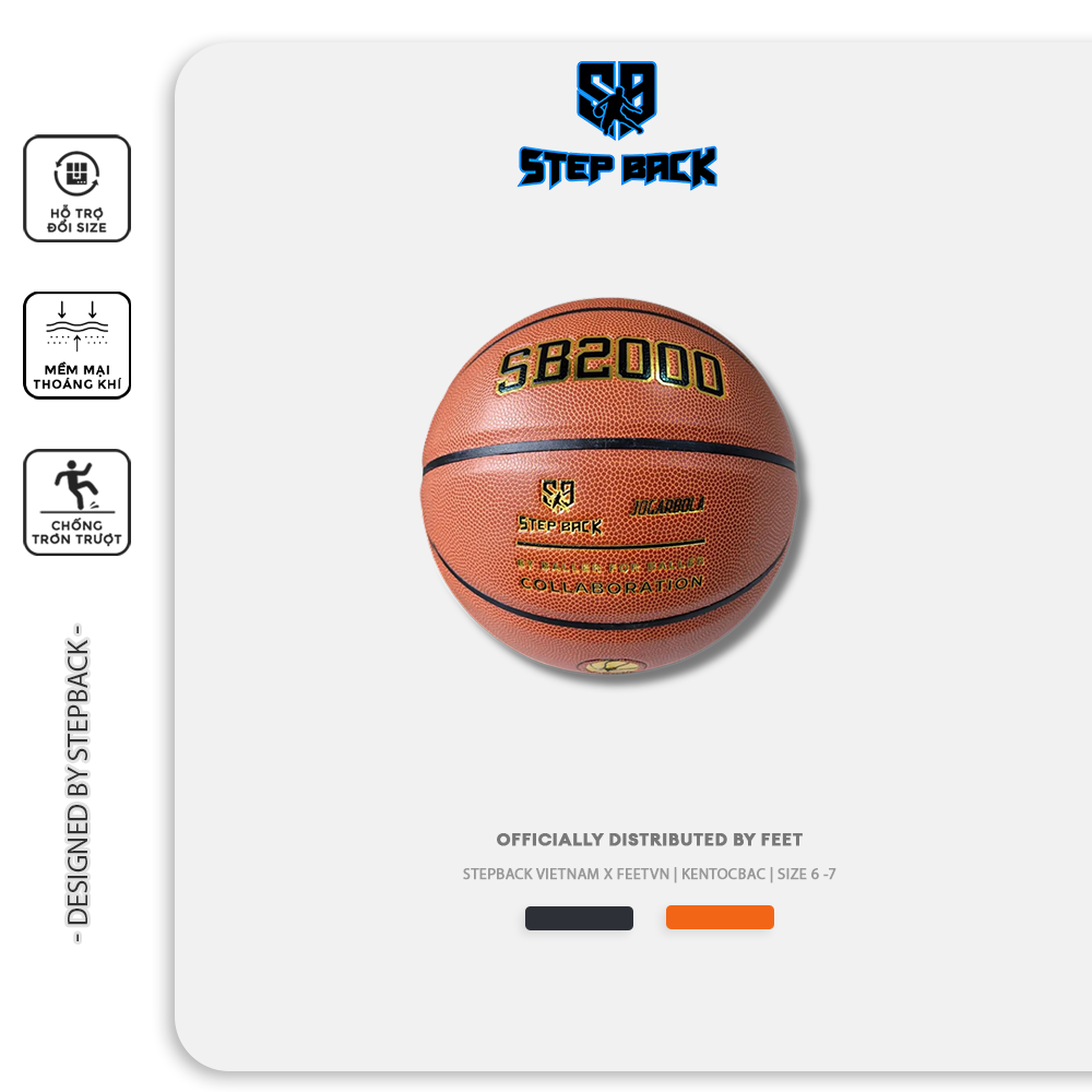 Quả Bóng Rổ SB2000 Stepback x Jogarbola - Feetvn