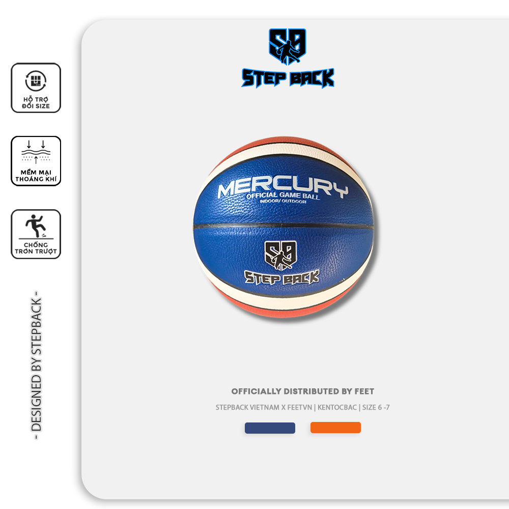 Quả Bóng Rổ Mercury Stepback - Feet.vn