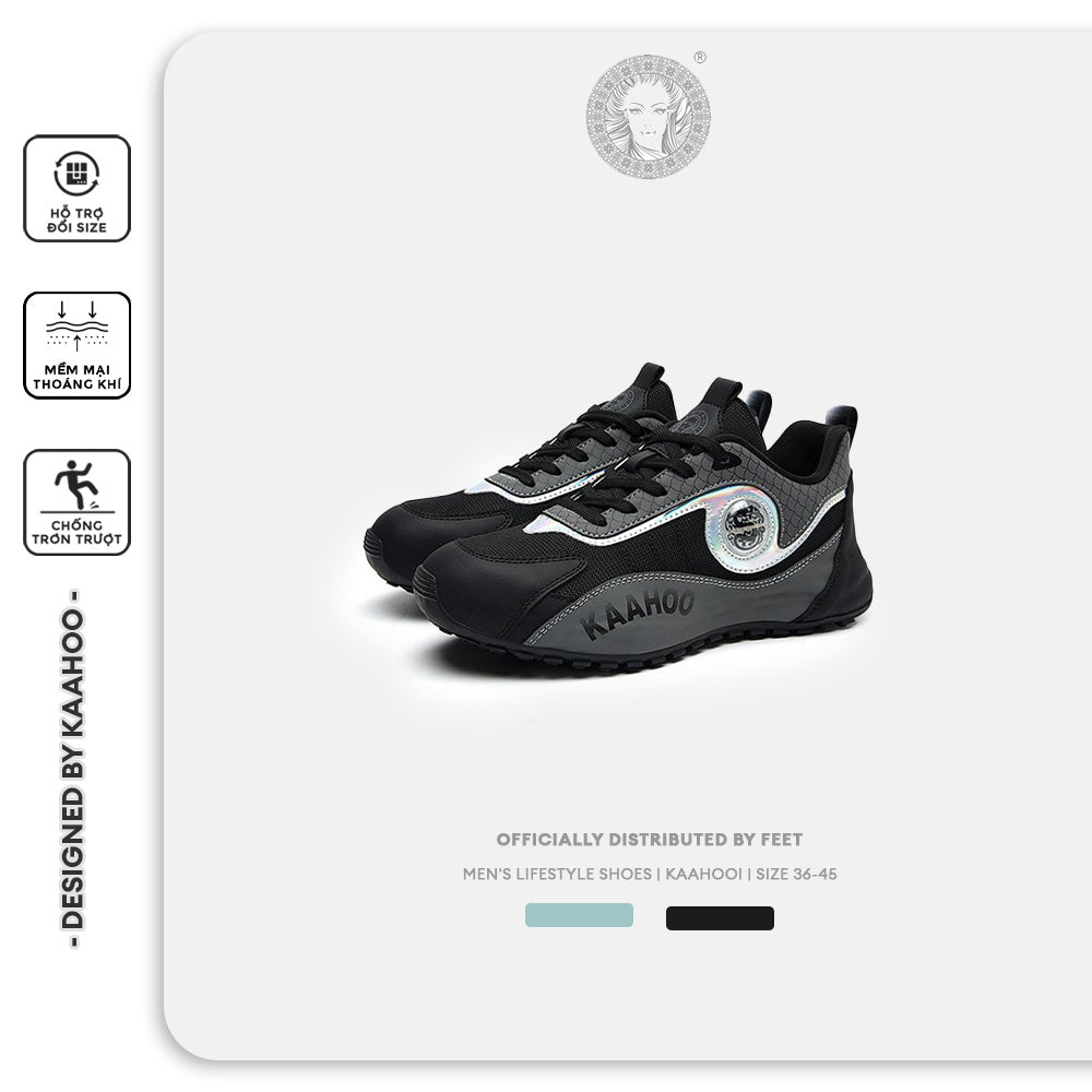 Giày Sneaker Kaahoo thiết kế Unisex phối màu cá tính