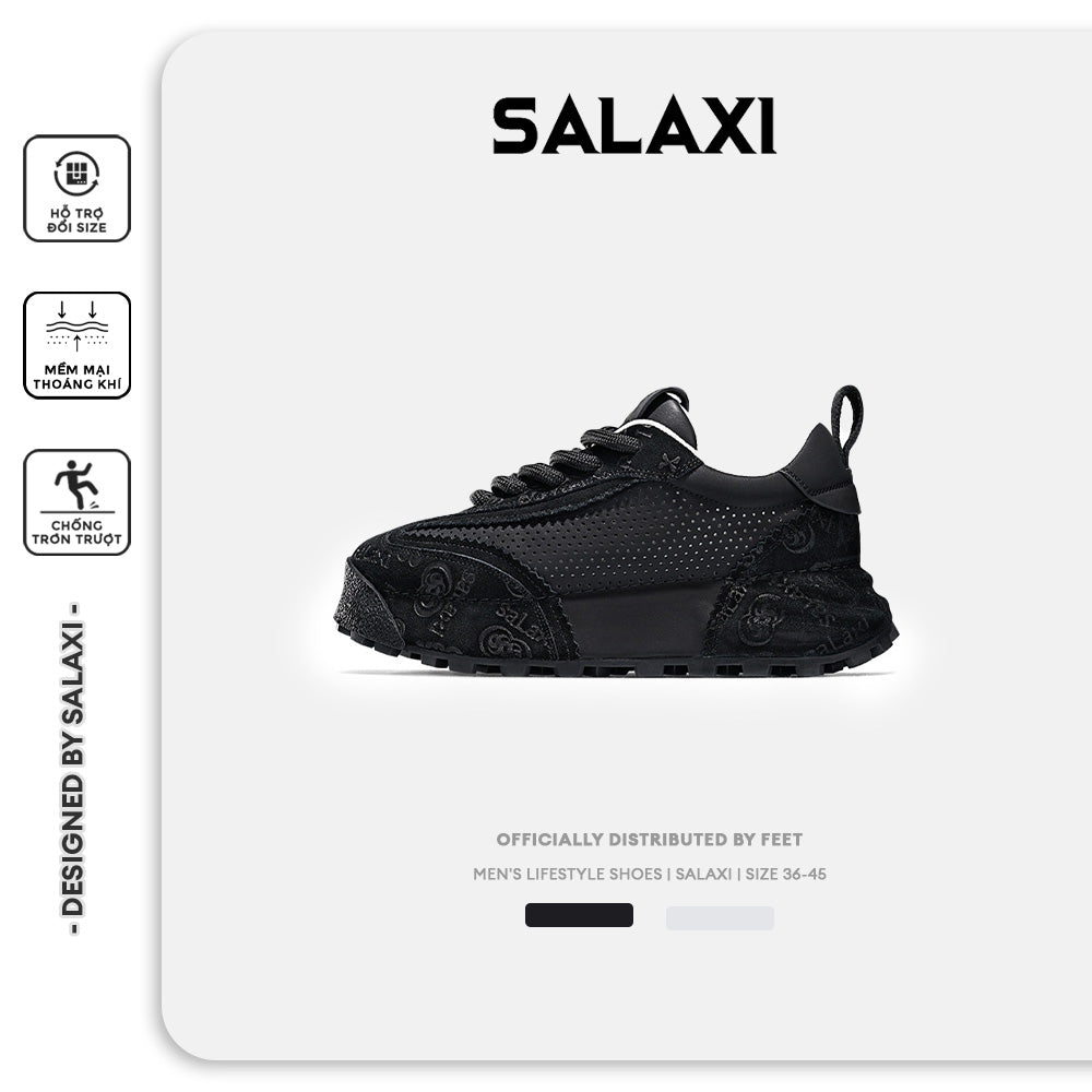 Giày Sneaker Salaxi thiếu kế Classic có Lưới Thoáng Khí