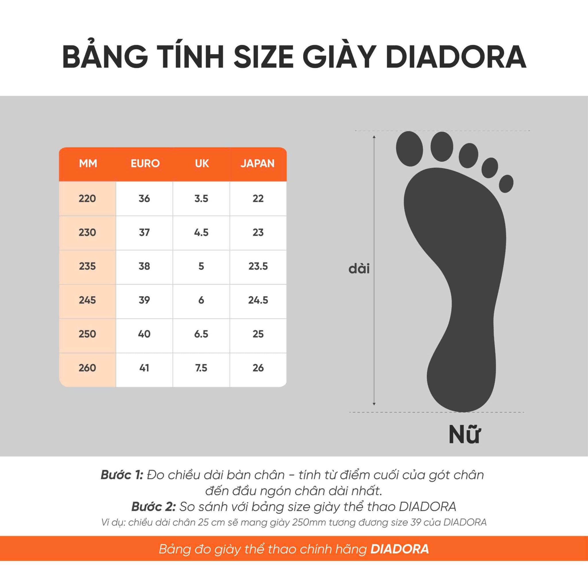 GIÀY CHẠY BỘ NỮ DIADORA KURKUMA DIAX24F0617U