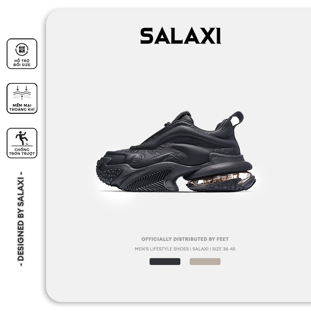 Giày Chunky Salaxi Jiaolong Unisex Đệm Khí