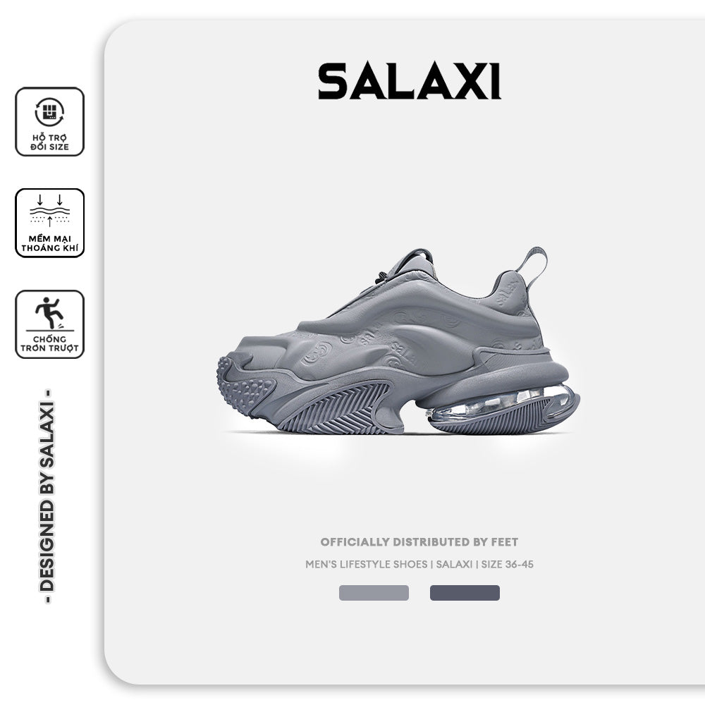 Giày Chunky Salaxi Jiaolong Unisex Đệm Khí