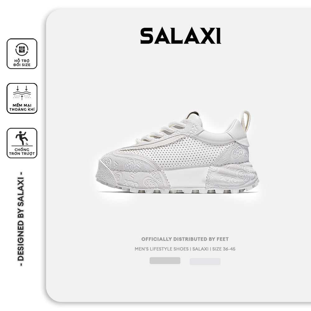 Giày Sneaker Salaxi thiếu kế Classic có Lưới Thoáng Khí