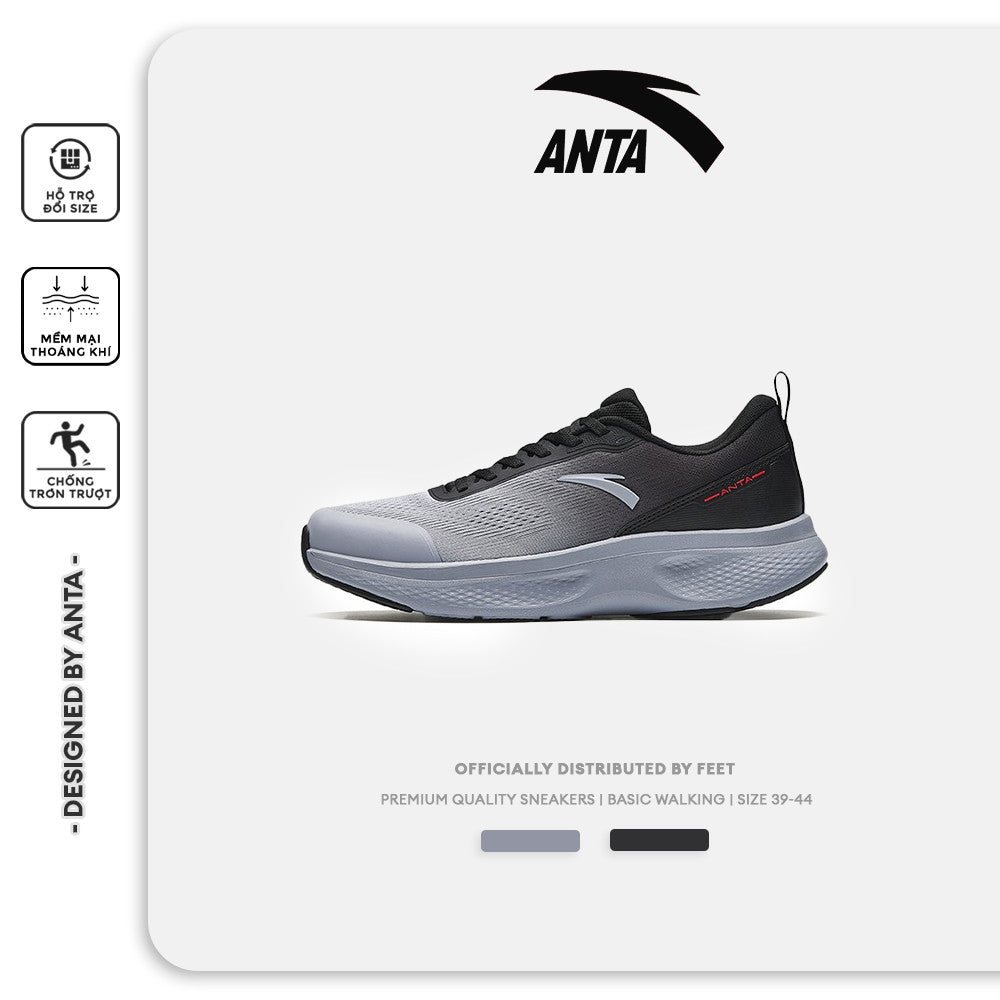Giày tập thể thao nam Basic Walking ANTA Chính Hãng 1124D7792-2  FEET.VN