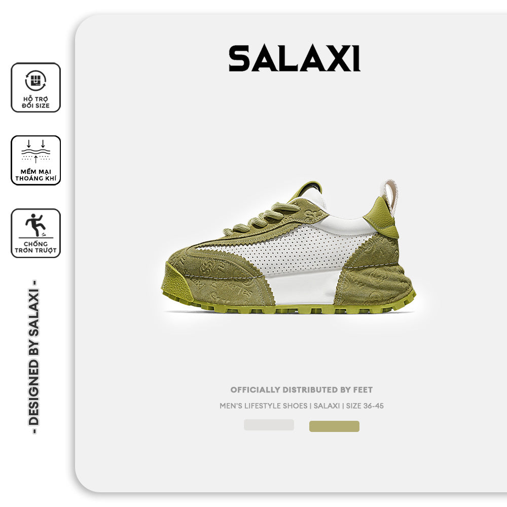 Giày Sneaker Salaxi thiếu kế Classic có Lưới Thoáng Khí