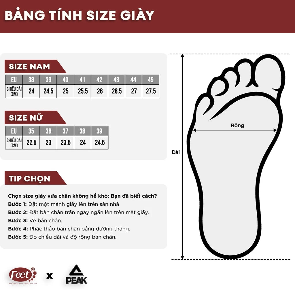 Giày bóng rổ nam PEAK TAICHI EASY VICTORY EXT51081A - Feet.vn