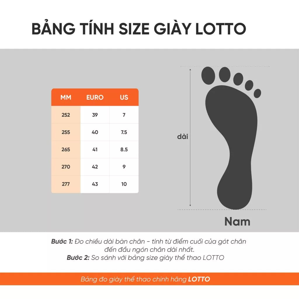 Giày Thể Thao Nam Lotto Eduardo Giày Cầu Lông Pickleball Đế Cao Siêu Nhẹ Êm Chân - Feet.vn