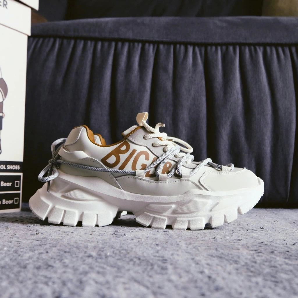 Giày Sneaker Nam Nữ Bigbrother West Bear Giày Chunky Da Nappa Cao Cấp - Feet.vn